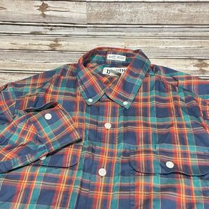 Duluth Trading Co Untucked Lightweight Button Down Long Sleeve Shirt Size Medium